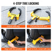VEVOR Wheel Lock, 2 Packs Universal Wheel Clamp Lock, Adjustable Anti Theft Trailer Lock Wheel Clamp, Heavy-duty Steel Tire Lock for ATV SUV Car Golf Cart Boats Motorcycles, with 6 Keys