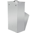 VEVOR Galvanized Poultry Feeder Holds 25lbs of Feed Chicken Feeders No Waste 12.9x8.3x18.9in Hanging Chicken Feeder with Lid Weatherproof Outdoor Coop Food Dispenser for Duck