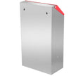 VEVOR Galvanized Poultry Feeder Holds 30lbs of Feed Chicken Feeders No Waste 13.8x8.3x17.7in Hanging Chicken Feeder with Lid Weatherproof Outdoor Coop Food Dispenser for Duck