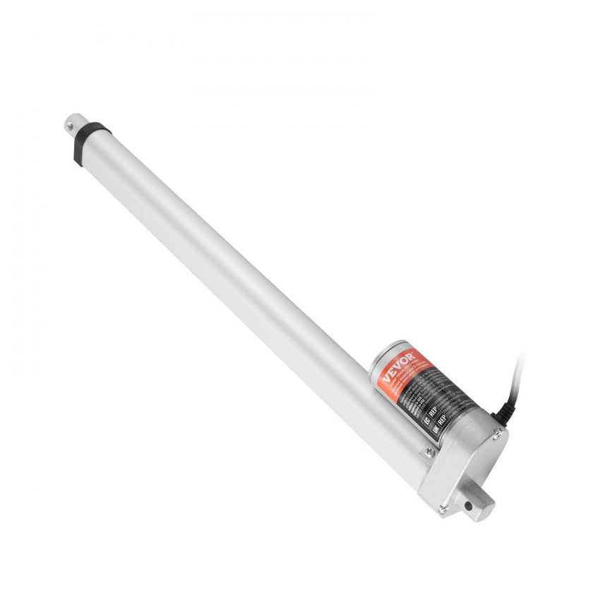 VEVOR Linear Actuator 12V, 16 Inch High Load 330lbs/1500N Linear Actuator, 0.19