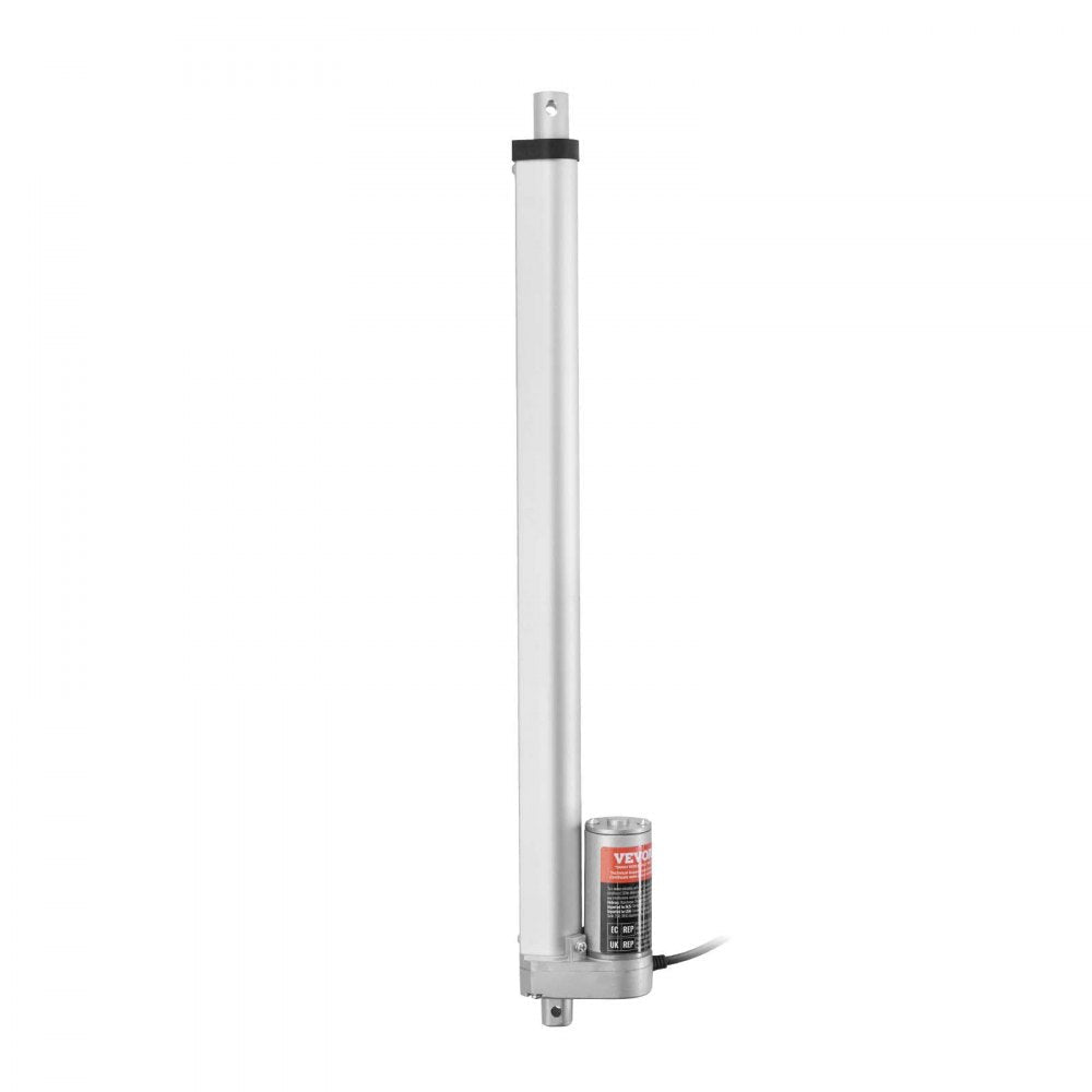 VEVOR Linear Actuator 12V, 18 Inch High Load 330lbs/1500N Linear Actuator, 0.19