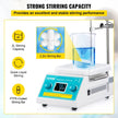 VEVOR Magnetic Stirrer Hot Plate, 200-2000 RPM Digital Hotplate Magnetic Stirrer, 2L Lab Heating Plate Stirrer w/ Support Stand, Max 572°F / 300°C Heating Temperature 500W Heating Power for Lab Mixing