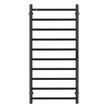 VEVOR 10-Bar Towel Warmer Rack Wall Mounted Heated Towel Rack for Bathroom Black