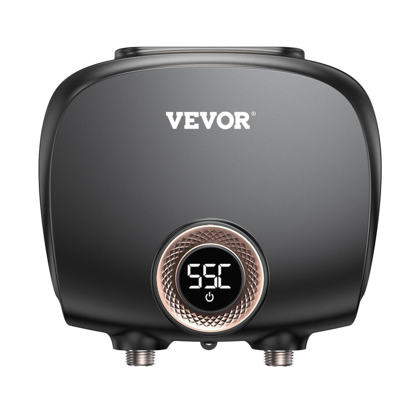 VEVOR Tankless Water Heater Electric, 7kw On Demand Instant Under Sink Water Boiler, Digital Temperature Display & Easy Installation & 24-Hour Water Supply, For Kitchen Bathroom Faucet And Shower