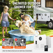 VEVOR RV Tankless Water Heater 15x15in Propane Gas 42000BTU with Controller