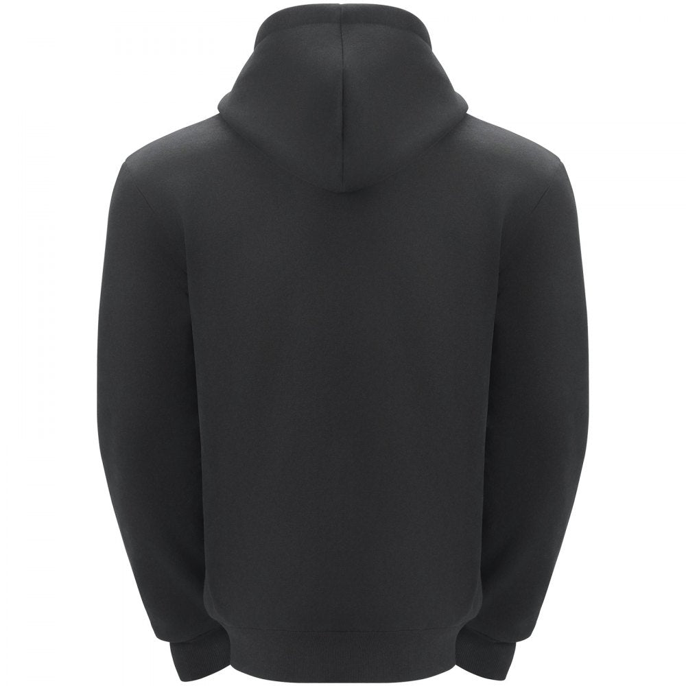 VEVOR Heated Hoodie Sweatshirt Zip Up Unisex w/ Battery for Men&Women XXXL Black
