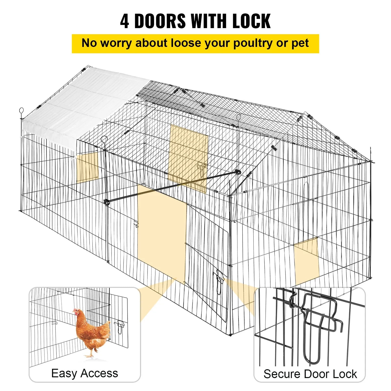 VEVOR Chicken Coop, 87