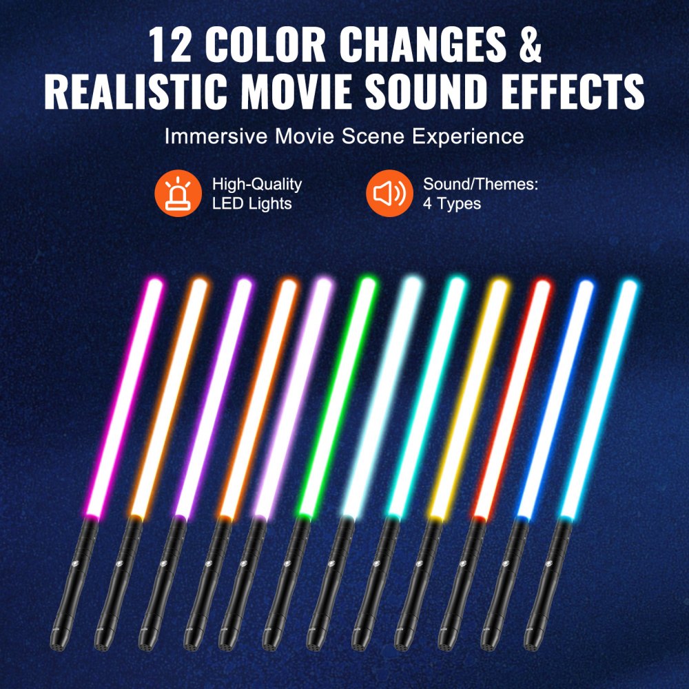 VEVOR Lightsaber 12 RGB Colors 38