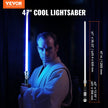 VEVOR Lightsaber 12 RGB Colors 16 Sounds Mode Rechargeable Dueling Light Saber