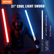 VEVOR Light Sword 2 Pack 7 RGB Colors Rechargeable Light up Sword