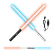 VEVOR Light Sword 2 Pack 7 RGB Colors Rechargeable Light up Sword