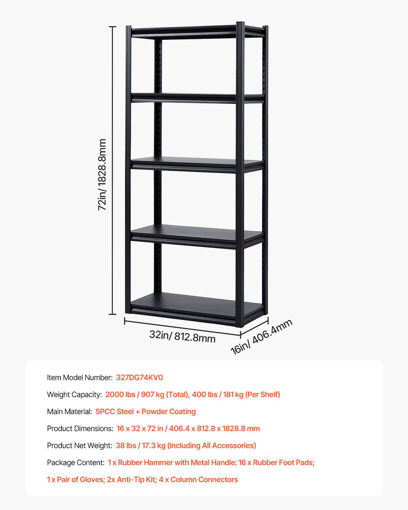 VEVOR Storage Shelves 16