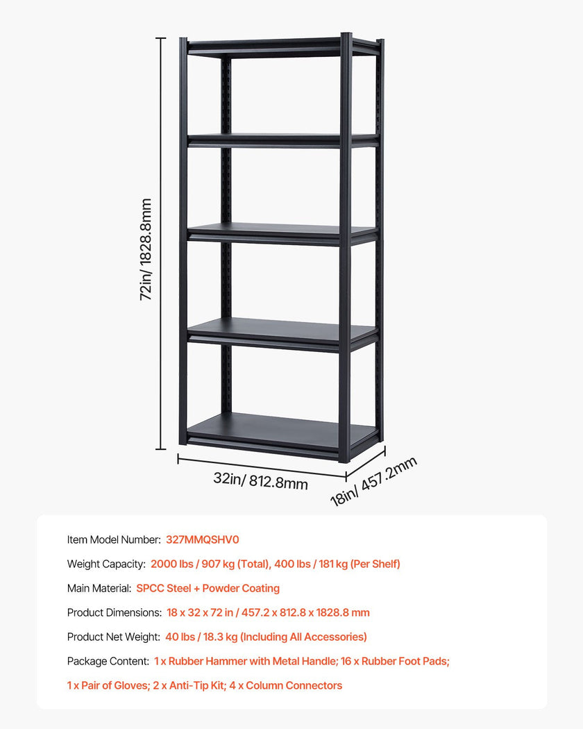 VEVOR Storage Shelves 18