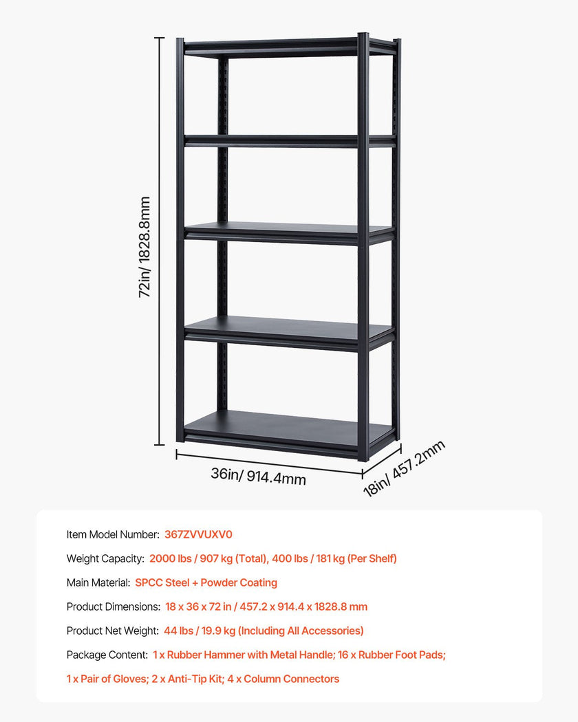 VEVOR Storage Shelves 18