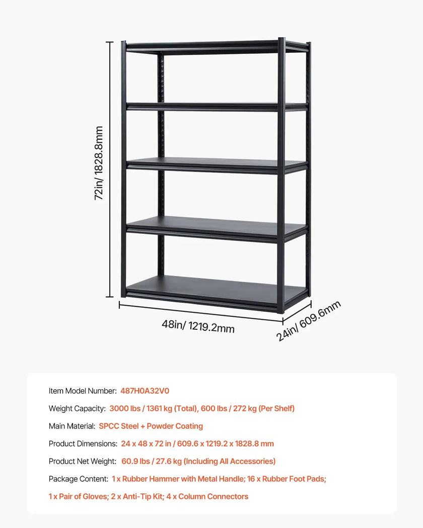 VEVOR Storage Shelves 24