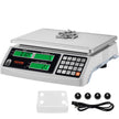 VEVOR Industrial Counting Scale, 30 kg x 1 g, Digital Scale for Parts and Coins, g/kg/lb Units, Electronic Gram Scale Inventory Piece Counting Scale Kitchen Jewelry Counting Scale with 3 LCD Screens