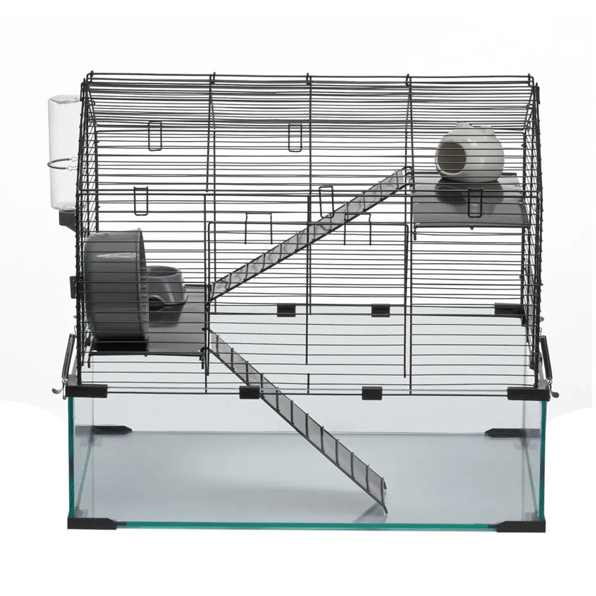 VEVOR Wire Hamster Cage Habitat 22.8in Rodent Gerbil Small Animal House