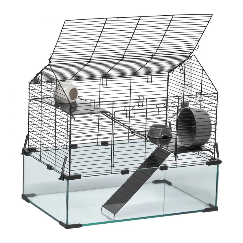 VEVOR Wire Hamster Cage Habitat 22.8in Rodent Gerbil Small Animal House