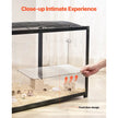 VEVOR Hamster Cage Habitat 37.8in Clear Rodent Gerbil Mice Small Animal House