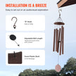 VEVOR Wind Chimes for Outside 45-Inch Aluminum Memorial Deep Tone Wind Chimes