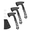 VEVOR Throwing Axes and Tomahawks 3Pack Axe Throwing Hatchet Set Stainless Steel