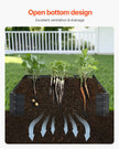 VEVOR Metal Raised Garden Bed 8x4x1 ft Outdoor Galvanized Planter Box Dark Gray