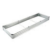 VEVOR Metal Raised Garden Bed 12x4x1 ft Outdoor Galvanized Planter Box Silver