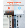 VEVOR Window Awning Door Canopy 104x36 in Outdoor Patio Steel Front Door Awnings