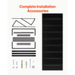 VEVOR Window Awning Door Canopy 104x36 in Outdoor Patio Steel Front Door Awnings