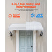 VEVOR Window Awning Door Canopy 60x42 in Aluminum Alloy Front Door Awnings