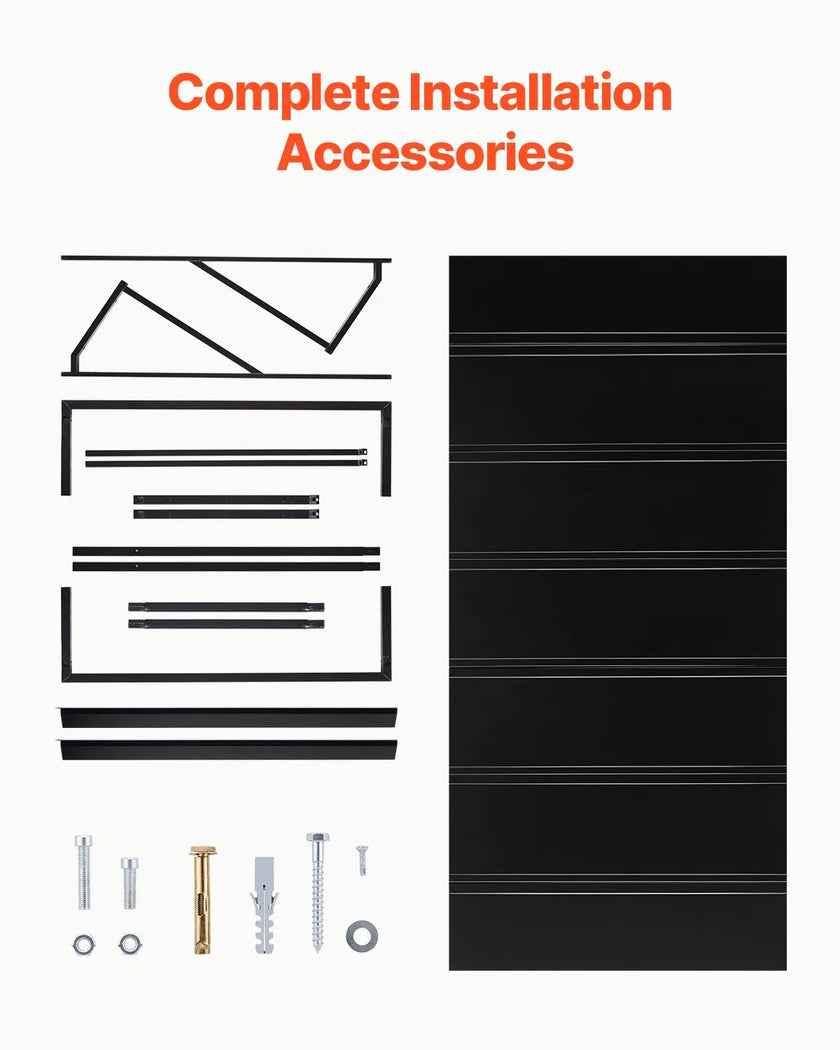 VEVOR Window Awning Door Canopy 80x36 in Outdoor Patio Steel Front Door Awnings