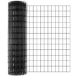 VEVOR Hardware Cloth, 36'' x 50' Galvanized Wire Mesh Roll, 16 Gauge Chicken Wire Fence Roll, Vinyl Coating Metal Wire Mesh for Chicken Coop Barrier, Rabbit Snake Fences, Poultry Enclosures