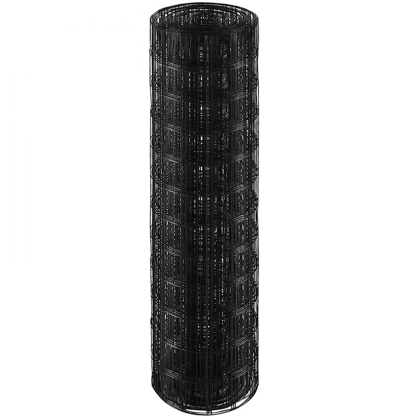 VEVOR Hardware Cloth, 36'' x 50' Galvanized Wire Mesh Roll, 16 Gauge Chicken Wire Fence Roll, Vinyl Coating Metal Wire Mesh for Chicken Coop Barrier, Rabbit Snake Fences, Poultry Enclosures