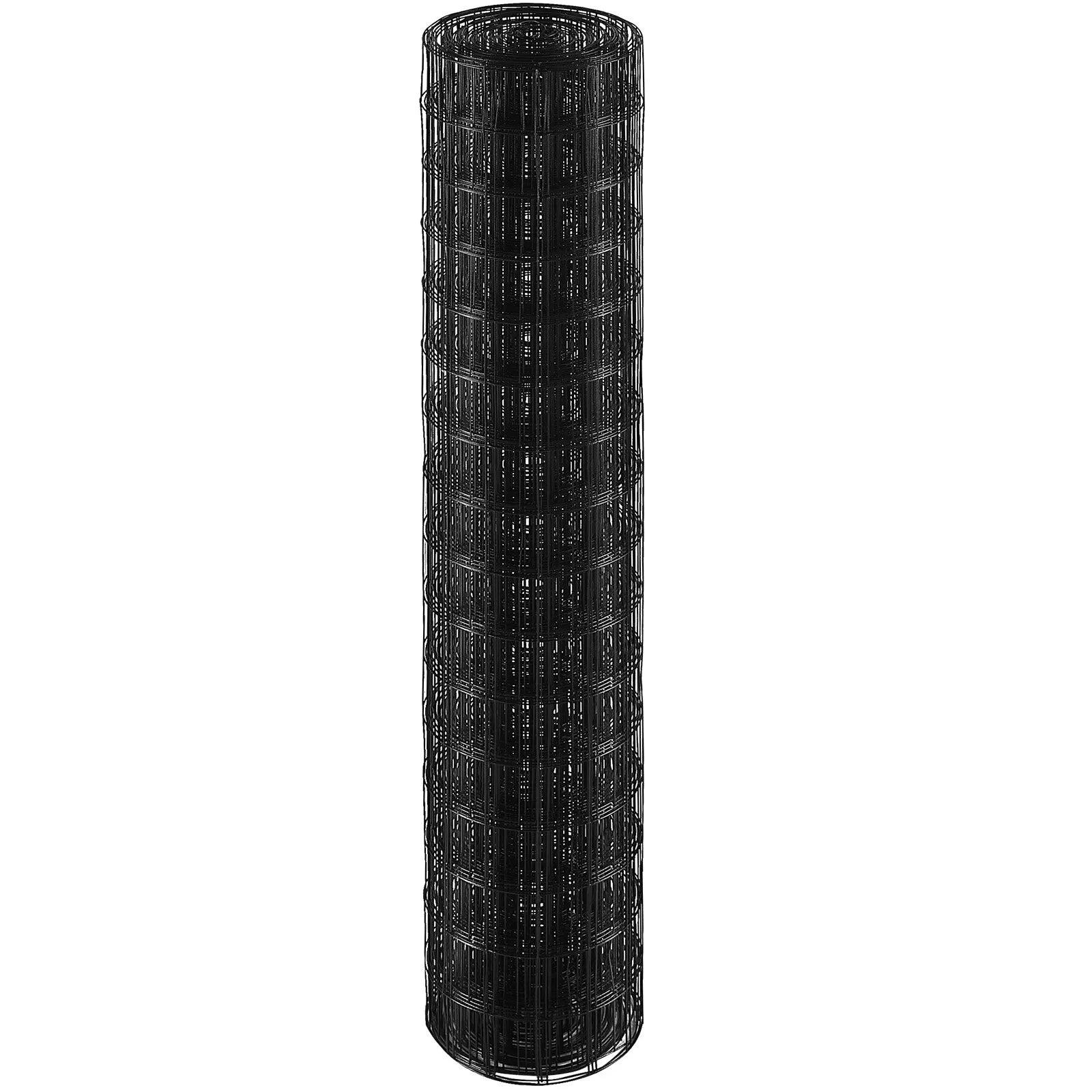 VEVOR Hardware Cloth, 48'' x 50' Galvanized Wire Mesh Roll, 16 Gauge Chicken Wire Fence Roll, Vinyl Coating Metal Wire Mesh for Chicken Coop Barrier, Rabbit Snake Fences, Poultry Enclosures