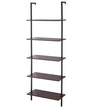 VEVOR Industrial Square Pipe Shelf 5 Tier 24x11.8in Wall-Mount for Bedroom