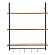 VEVOR Industrial Pipe Shelf 3 Tier 32x9.84in Wall-Mount for Kitchen Bedroom