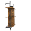 VEVOR Industrial Pipe Shelf 3 Tier 41.5x9.84in Wall-Mount for Kitchen Bedroom