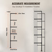 VEVOR Industrial Pipe Shelf 5 Tier 2PCS 9.84in W Wall-Mount Planks NOT Included