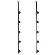 VEVOR Industrial Pipe Shelf 5 Tier 2PCS 9.84in W Wall-Mount Planks NOT Included