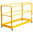 VEVOR 6ft Scaffolding Safety Guard Rail System For Baker Scaffolding Yellow