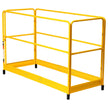 VEVOR 6ft Scaffolding Safety Guard Rail System For Baker Scaffolding Yellow