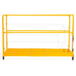 VEVOR 6ft Scaffolding Safety Guard Rail System For Baker Scaffolding Yellow