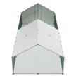 VEVOR Metal Chicken Coop 9.8x26.2x6.5 ft Walk-in Chicken Run with Cover Spire Roof