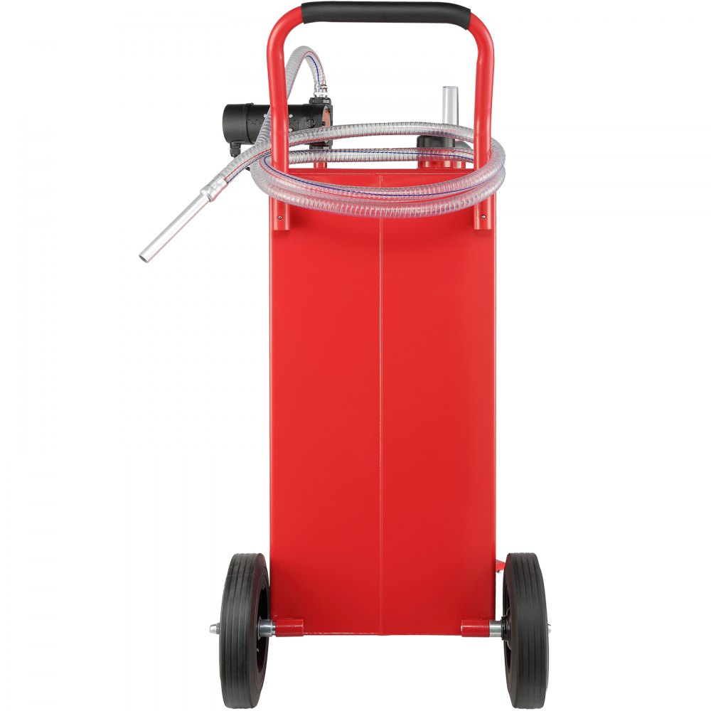 VEVOR 30 Gallon Fuel Caddy, 23.5 L/min, 180W Portable Storage Tank Container with Electric Pump Wheels, Fuel Transfer Storage Tank for Diesel Lubricating Oil Machine Oil Car Mowers Boat Motorcycle