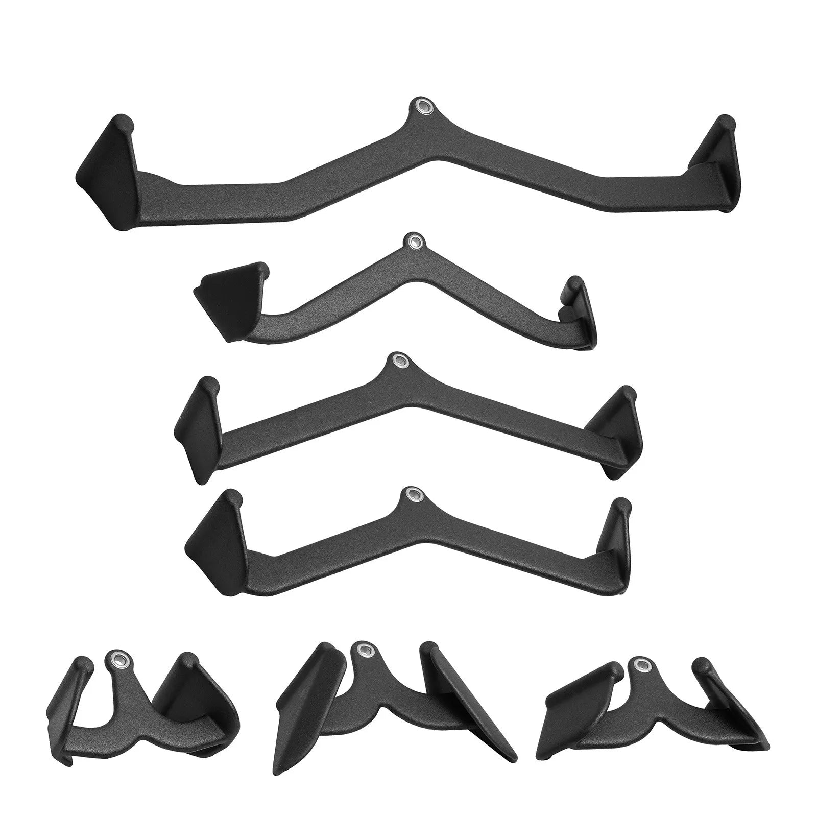 VEVOR LAT Pulldown Bar Handle Attachment V-bar T-bar Cable Machine for Home Gym