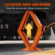 VEVOR Scissor Jack, 2.5 Ton/5512 lbs Scissor Car Jack, 3.7