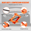 VEVOR Scissor Jack, 2.5 Ton/5512 lbs Scissor Car Jack, 3.7