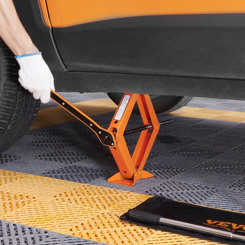 VEVOR Scissor Jack, 2.5 Ton/5512 lbs Scissor Car Jack, 3.7