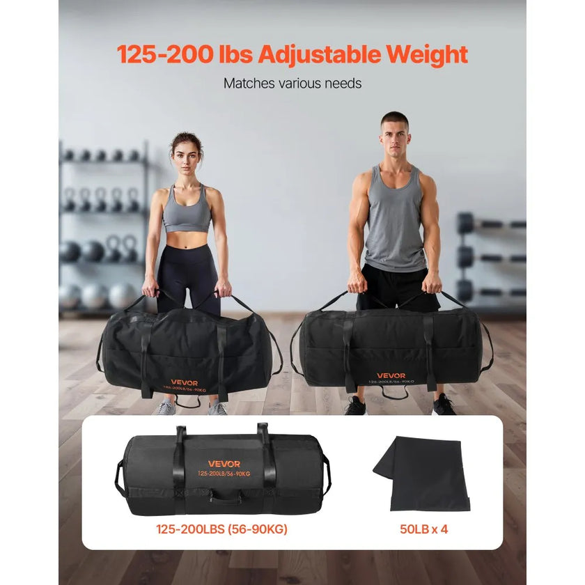 VEVOR Workout Sandbag Heavy Duty Fitness Bag for CrossFit and Weight Training