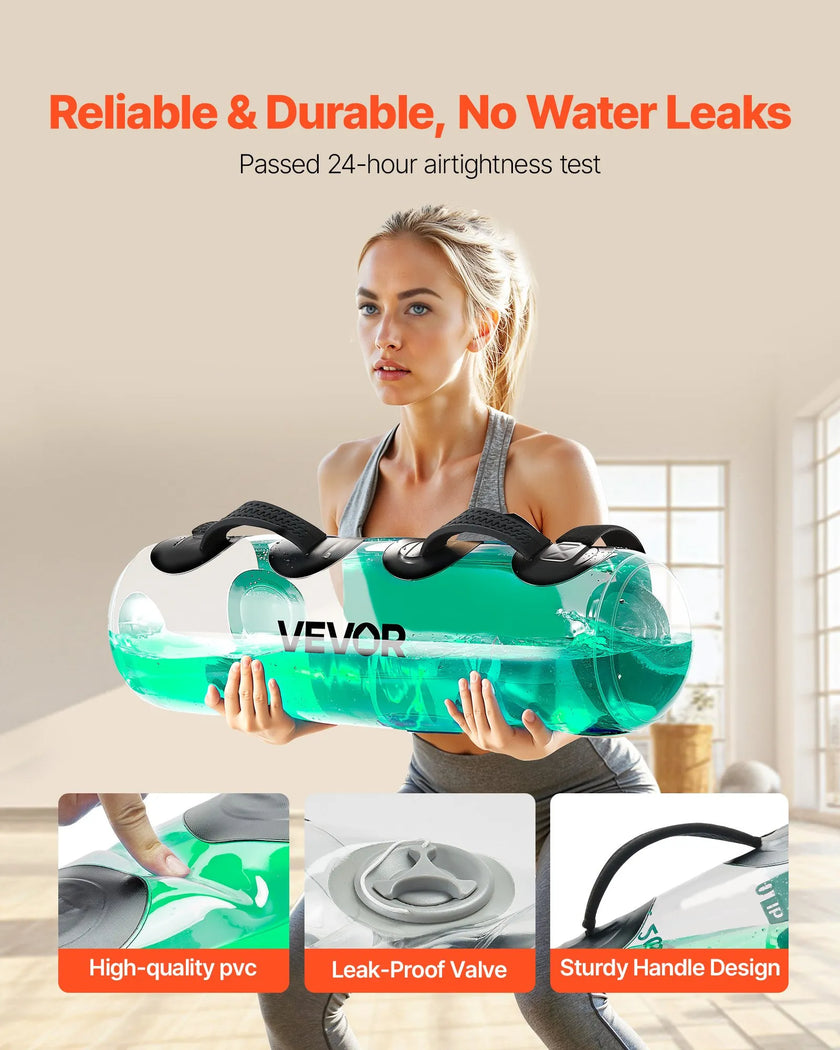 VEVOR Fitness Water Weight Aqua Bag Training Bag Portable Stability Workout